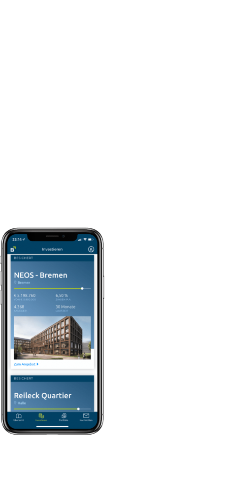 Bergfürst App, Neos Bremen, Besichert