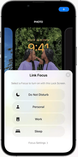 iOS 16, Link Focus
