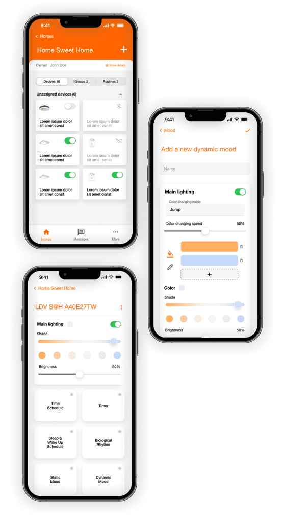 Ledvance GmbH | Smart+ App | Screens
